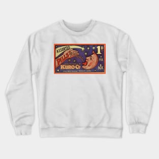 Weird Vintage Pillbox Containing Assorted Pills Crewneck Sweatshirt